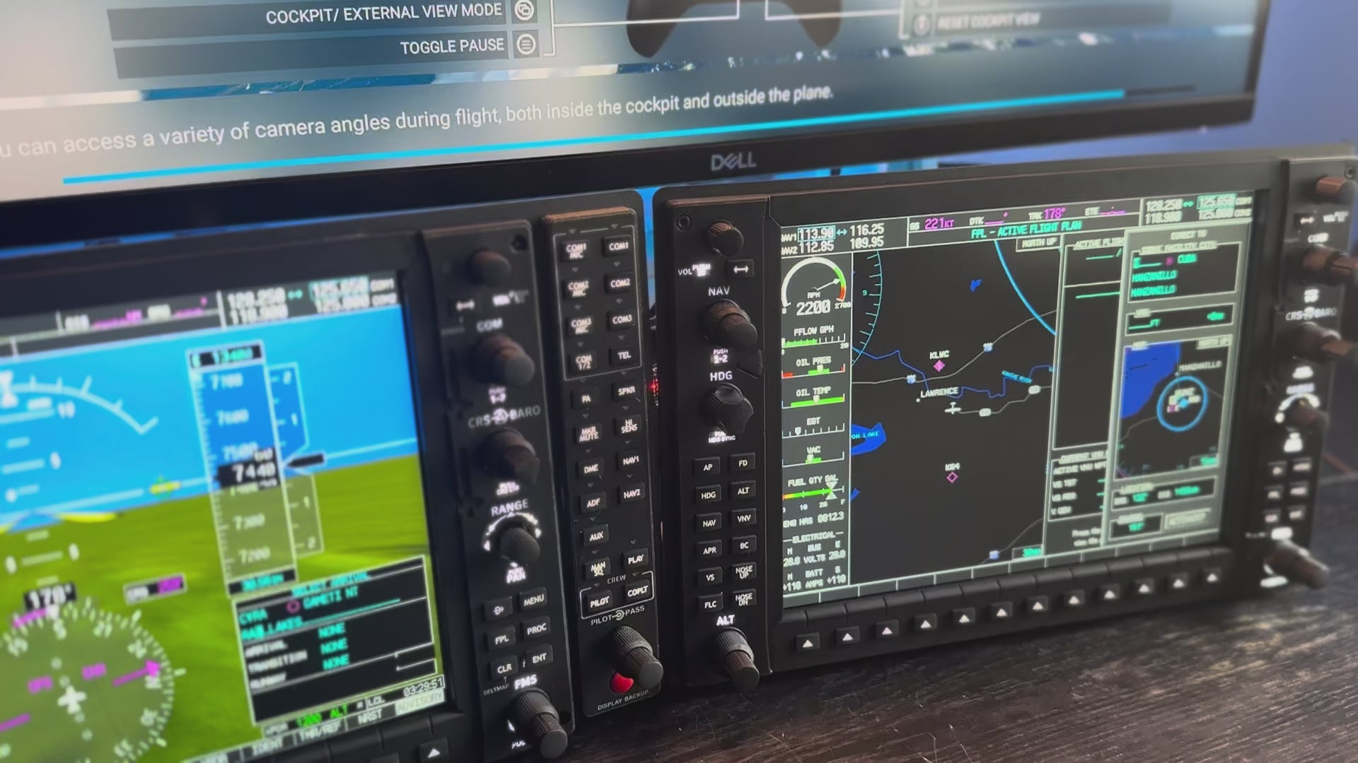 SimSocket G1000 Avionics Suite and Stand Bundle